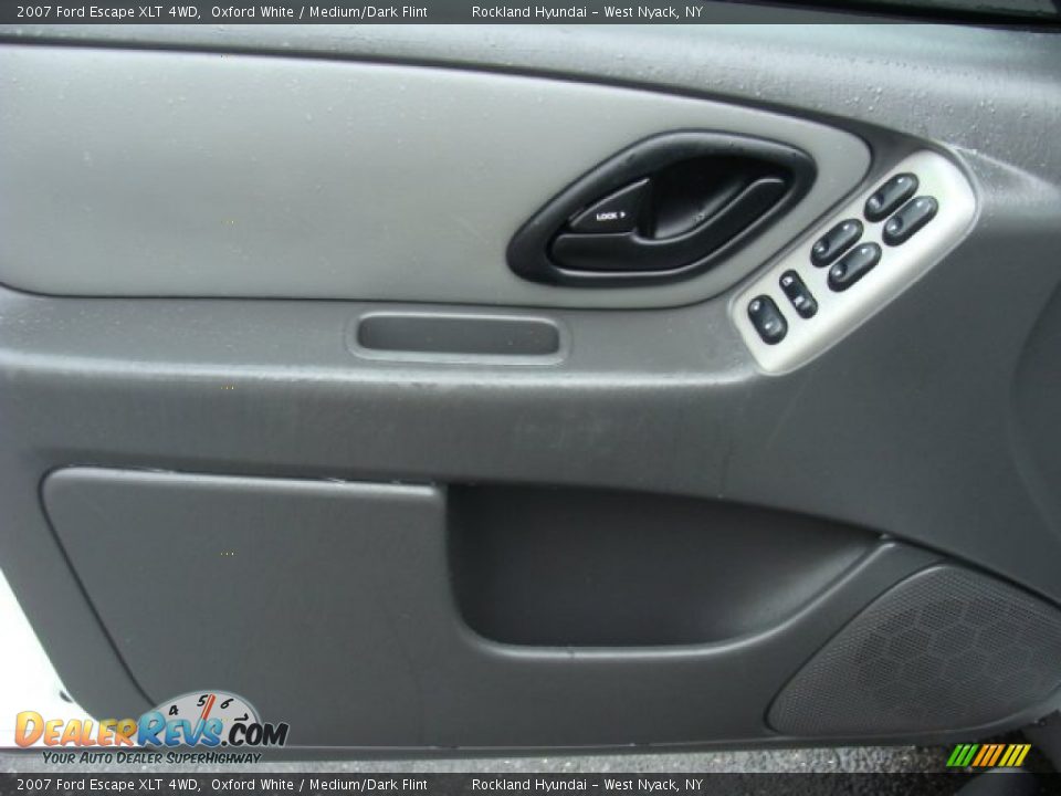 2007 Ford Escape XLT 4WD Oxford White / Medium/Dark Flint Photo #7