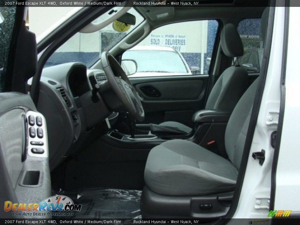 2007 Ford Escape XLT 4WD Oxford White / Medium/Dark Flint Photo #10