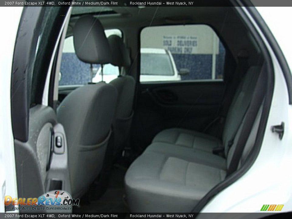 2007 Ford Escape XLT 4WD Oxford White / Medium/Dark Flint Photo #20