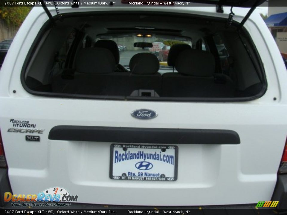 2007 Ford Escape XLT 4WD Oxford White / Medium/Dark Flint Photo #21