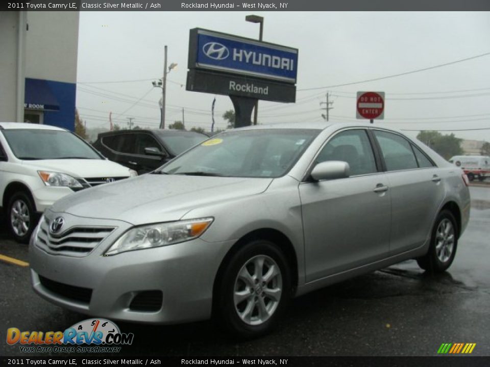 2011 Toyota Camry LE Classic Silver Metallic / Ash Photo #1