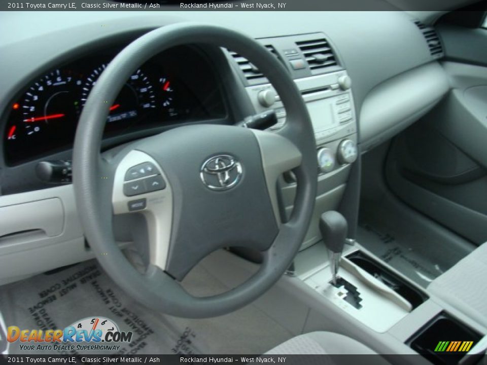 2011 Toyota Camry LE Classic Silver Metallic / Ash Photo #9