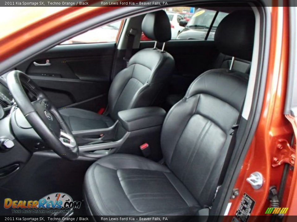 Front Seat of 2011 Kia Sportage SX Photo #10