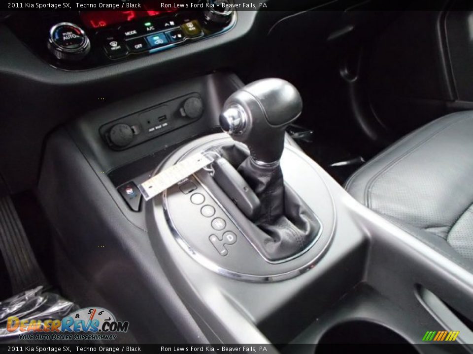 2011 Kia Sportage SX Techno Orange / Black Photo #17