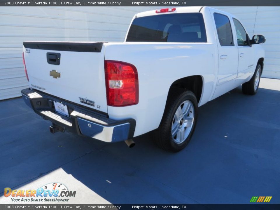 2008 Chevrolet Silverado 1500 LT Crew Cab Summit White / Ebony Photo #4