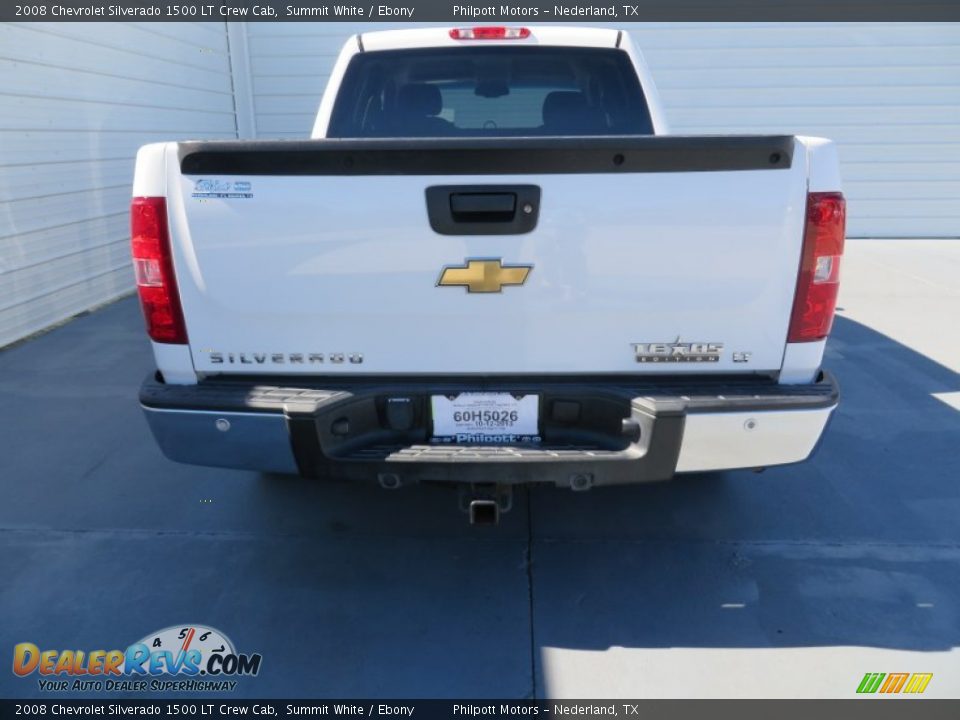 2008 Chevrolet Silverado 1500 LT Crew Cab Summit White / Ebony Photo #5