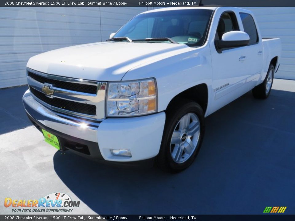 2008 Chevrolet Silverado 1500 LT Crew Cab Summit White / Ebony Photo #7