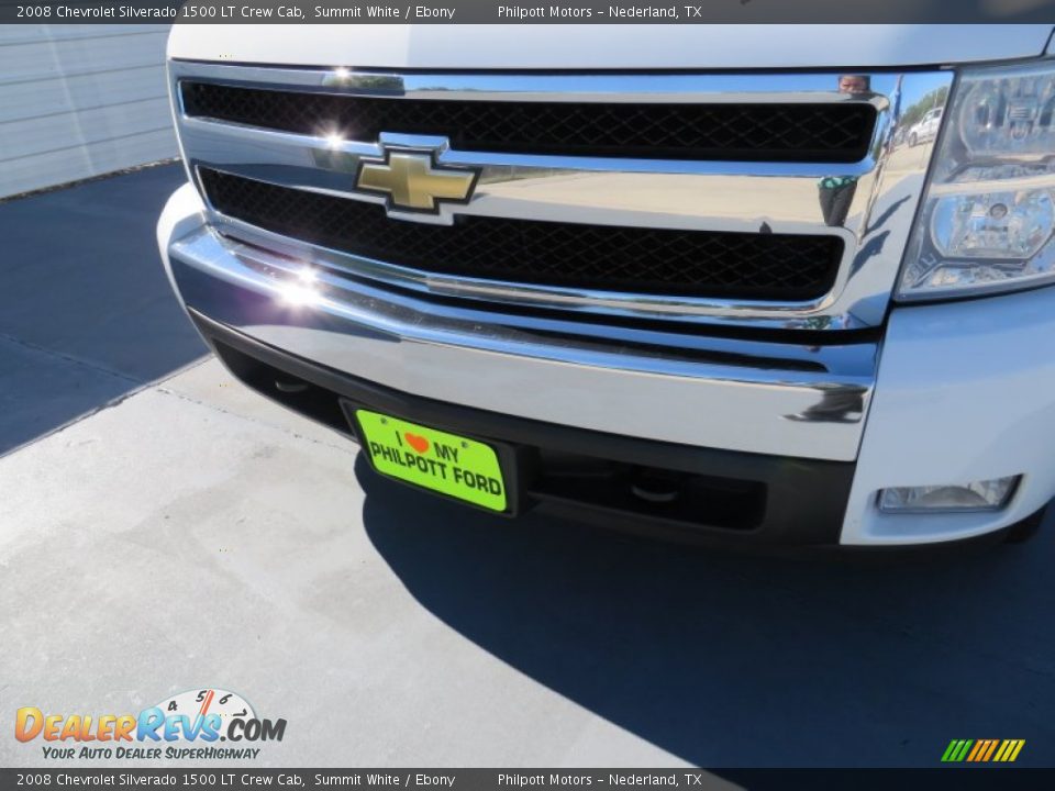 2008 Chevrolet Silverado 1500 LT Crew Cab Summit White / Ebony Photo #11
