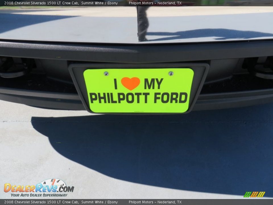 2008 Chevrolet Silverado 1500 LT Crew Cab Summit White / Ebony Photo #12