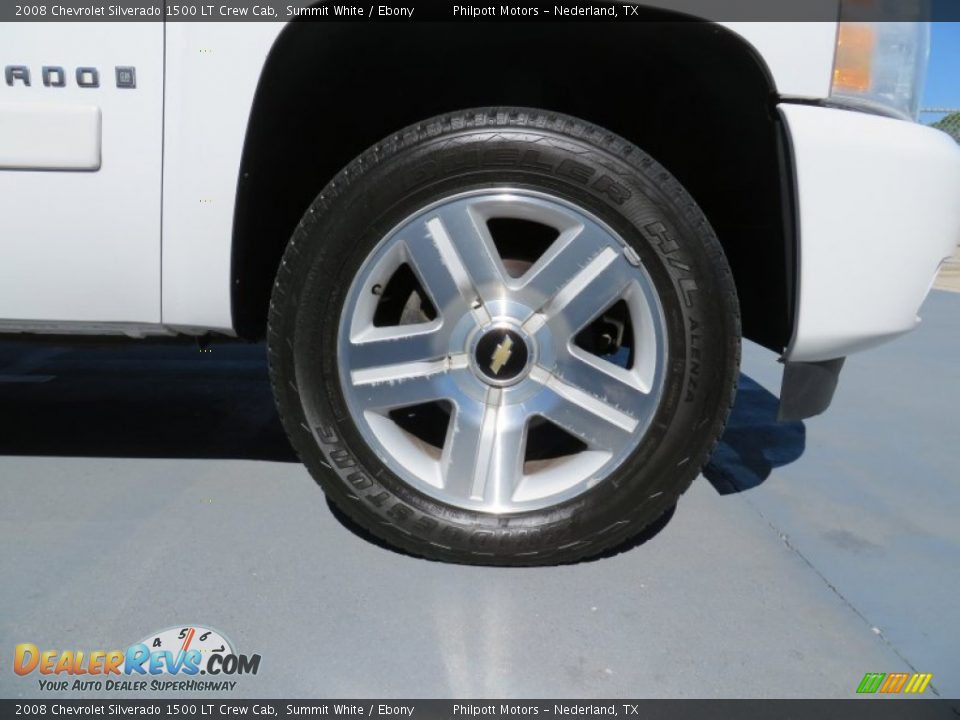 2008 Chevrolet Silverado 1500 LT Crew Cab Summit White / Ebony Photo #18
