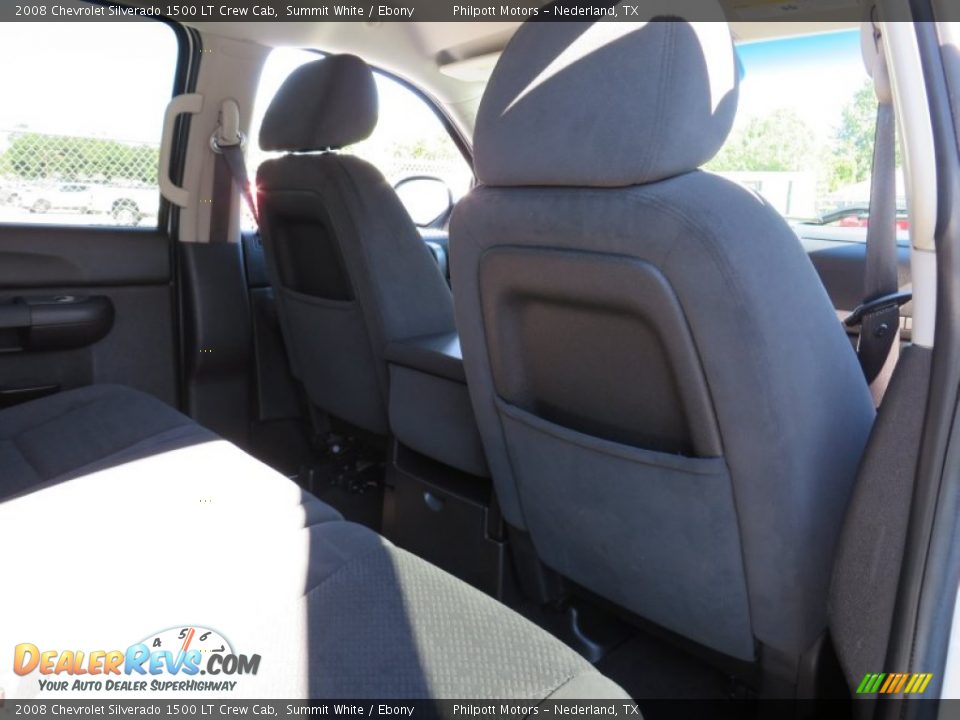 2008 Chevrolet Silverado 1500 LT Crew Cab Summit White / Ebony Photo #32