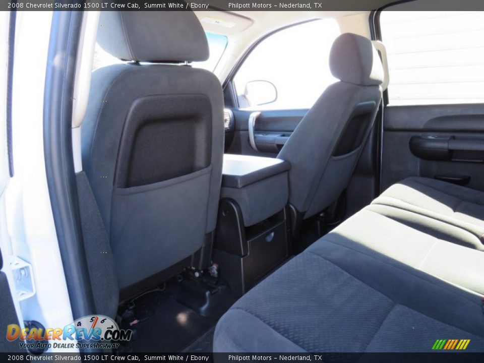 2008 Chevrolet Silverado 1500 LT Crew Cab Summit White / Ebony Photo #35