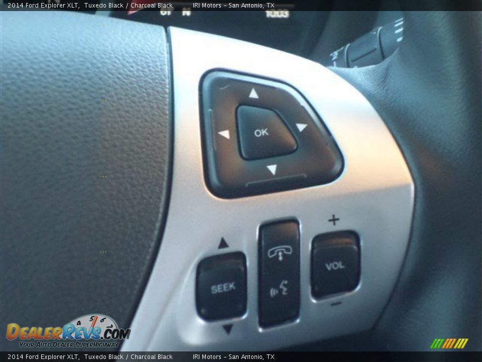 2014 Ford Explorer XLT Tuxedo Black / Charcoal Black Photo #19