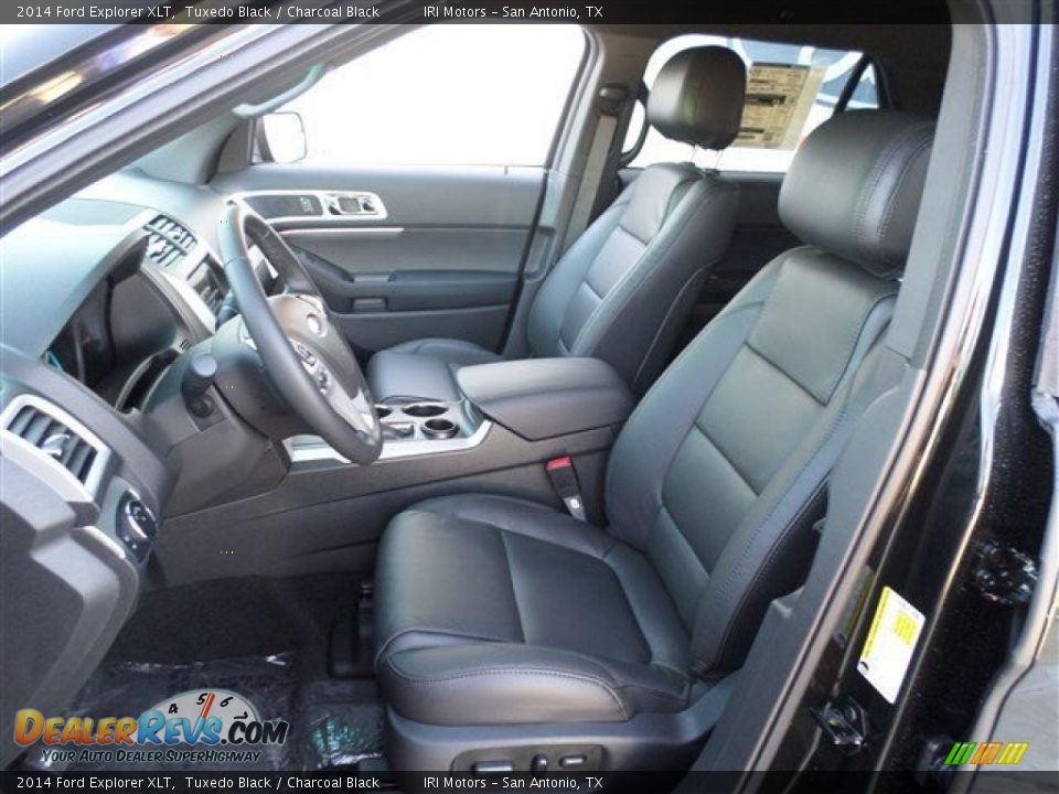 2014 Ford Explorer XLT Tuxedo Black / Charcoal Black Photo #22