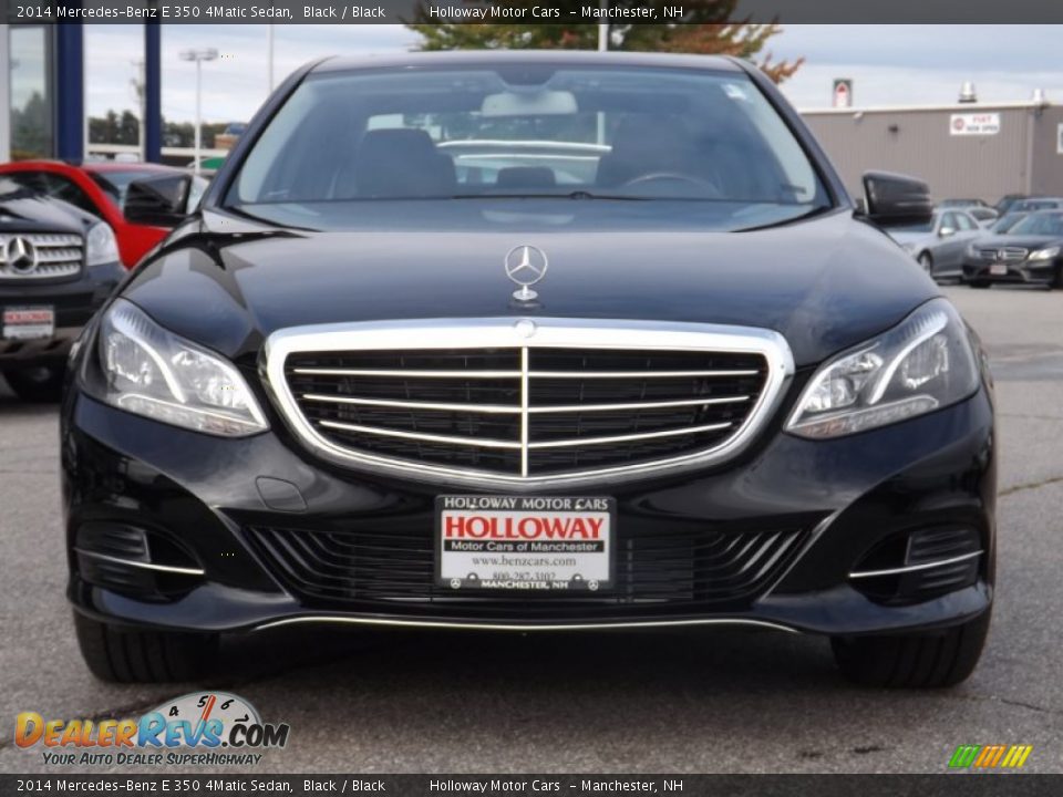 2014 Mercedes-Benz E 350 4Matic Sedan Black / Black Photo #2