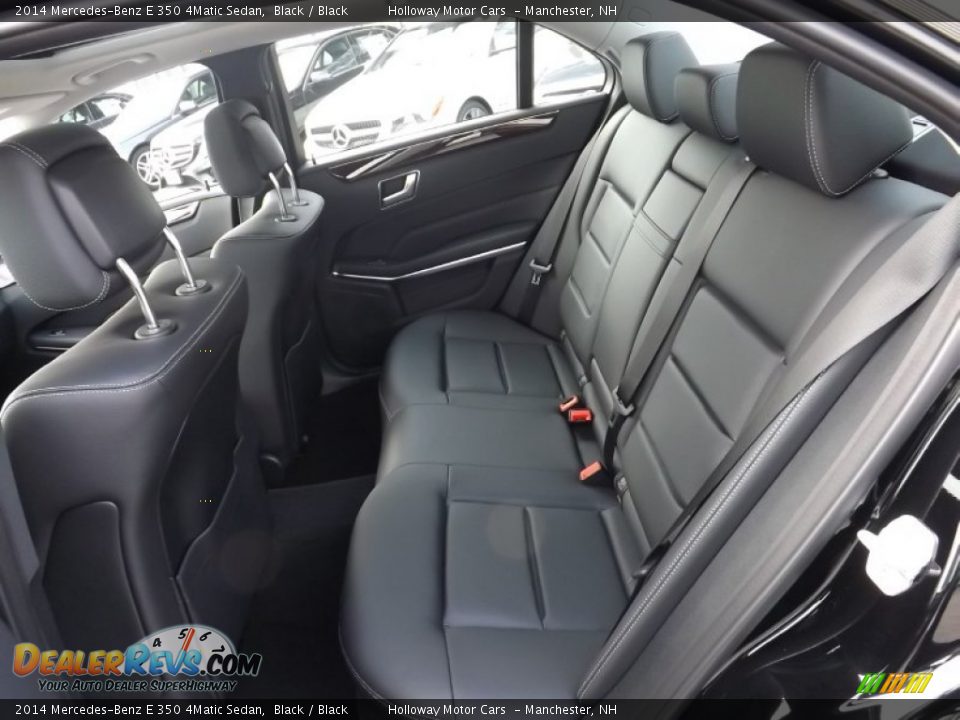 2014 Mercedes-Benz E 350 4Matic Sedan Black / Black Photo #6
