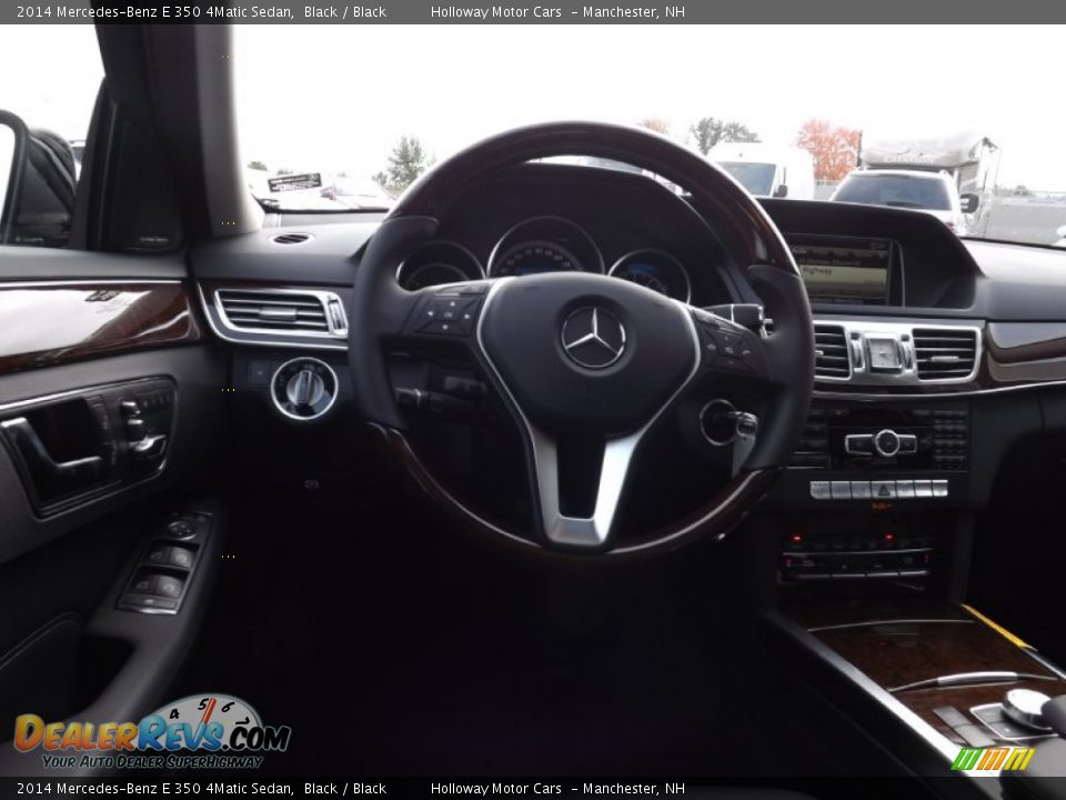 2014 Mercedes-Benz E 350 4Matic Sedan Black / Black Photo #7