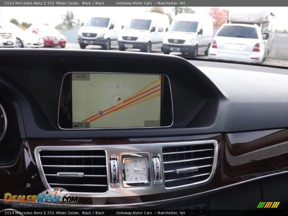 2014 Mercedes-Benz E 350 4Matic Sedan Black / Black Photo #9