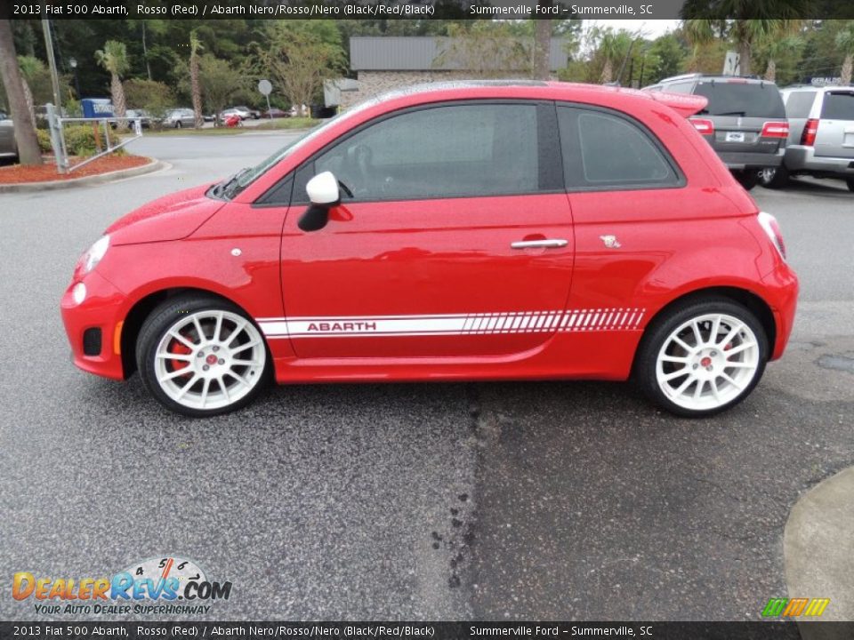 Rosso (Red) 2013 Fiat 500 Abarth Photo #2