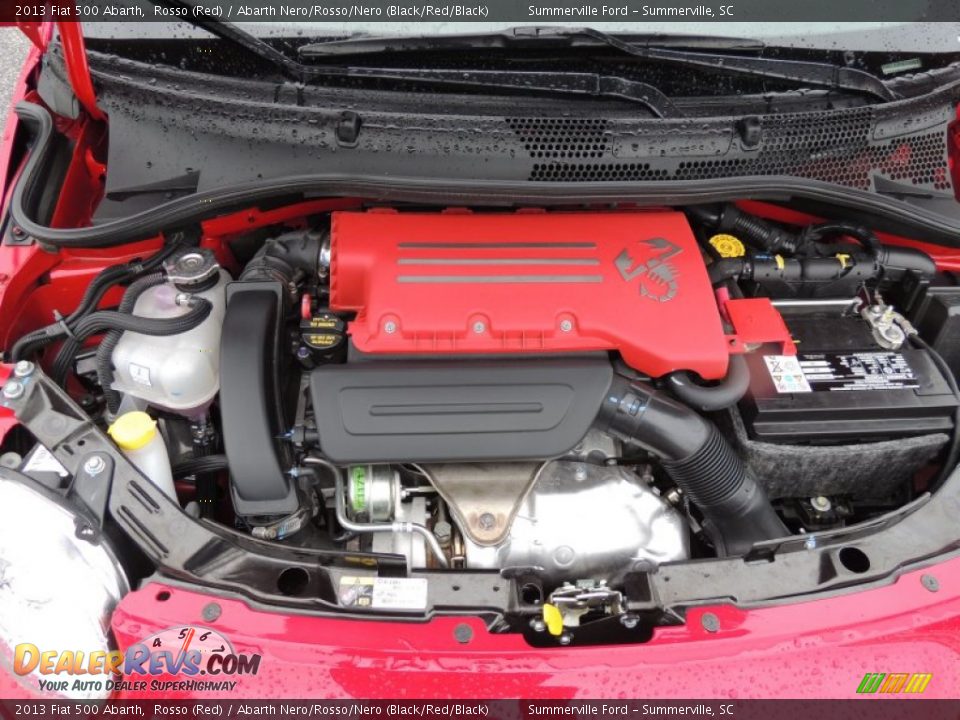 2013 Fiat 500 Abarth 1.4 Liter Abarth Turbocharged SOHC 16-Valve MultiAir 4 Cylinder Engine Photo #15