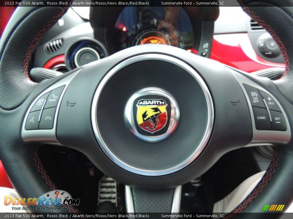 2013 Fiat 500 Abarth Steering Wheel Photo #18