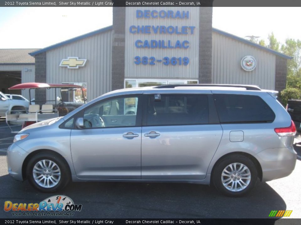 2012 Toyota Sienna Limited Silver Sky Metallic / Light Gray Photo #1