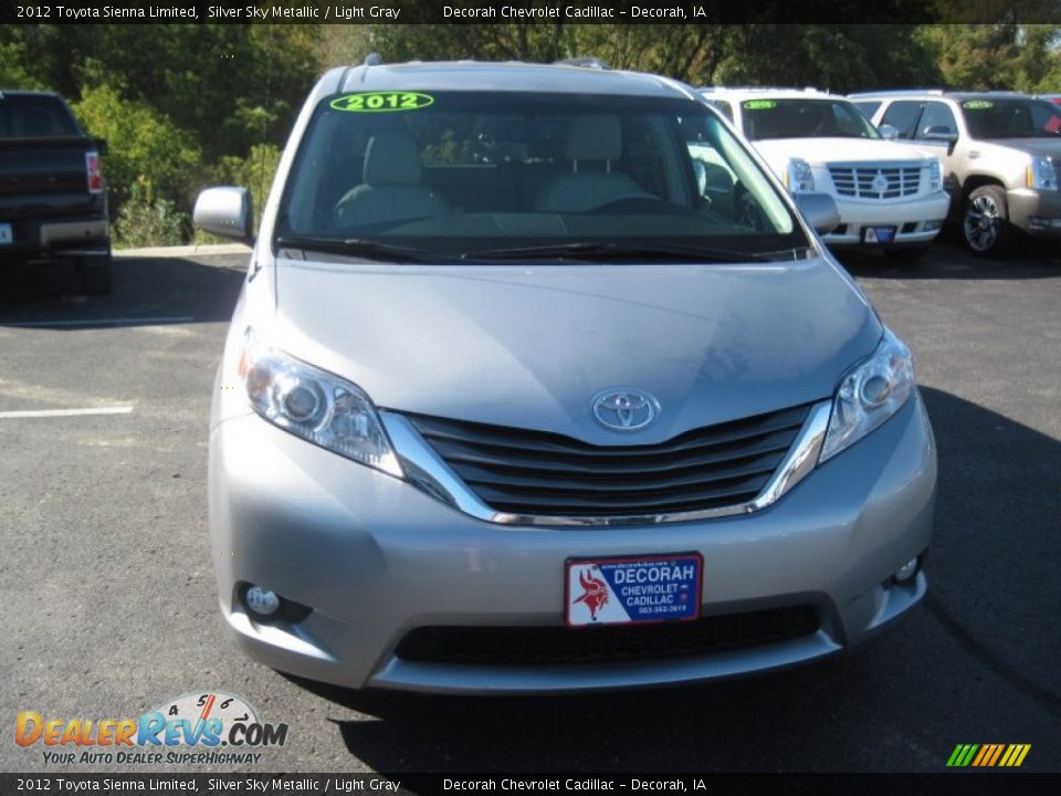 2012 Toyota Sienna Limited Silver Sky Metallic / Light Gray Photo #2