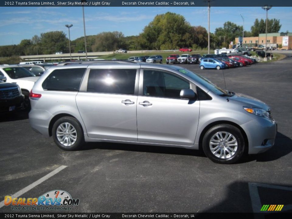 2012 Toyota Sienna Limited Silver Sky Metallic / Light Gray Photo #3