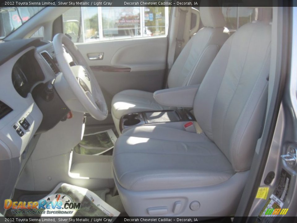 2012 Toyota Sienna Limited Silver Sky Metallic / Light Gray Photo #6
