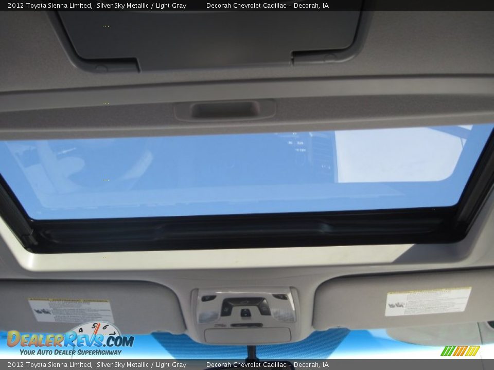 2012 Toyota Sienna Limited Silver Sky Metallic / Light Gray Photo #20