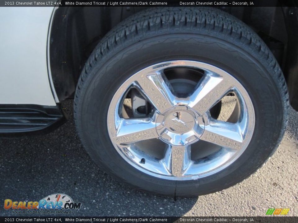 2013 Chevrolet Tahoe LTZ 4x4 White Diamond Tricoat / Light Cashmere/Dark Cashmere Photo #5