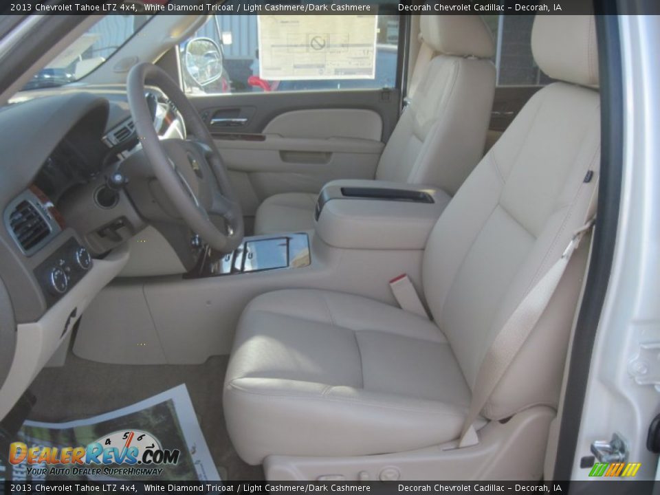 2013 Chevrolet Tahoe LTZ 4x4 White Diamond Tricoat / Light Cashmere/Dark Cashmere Photo #6