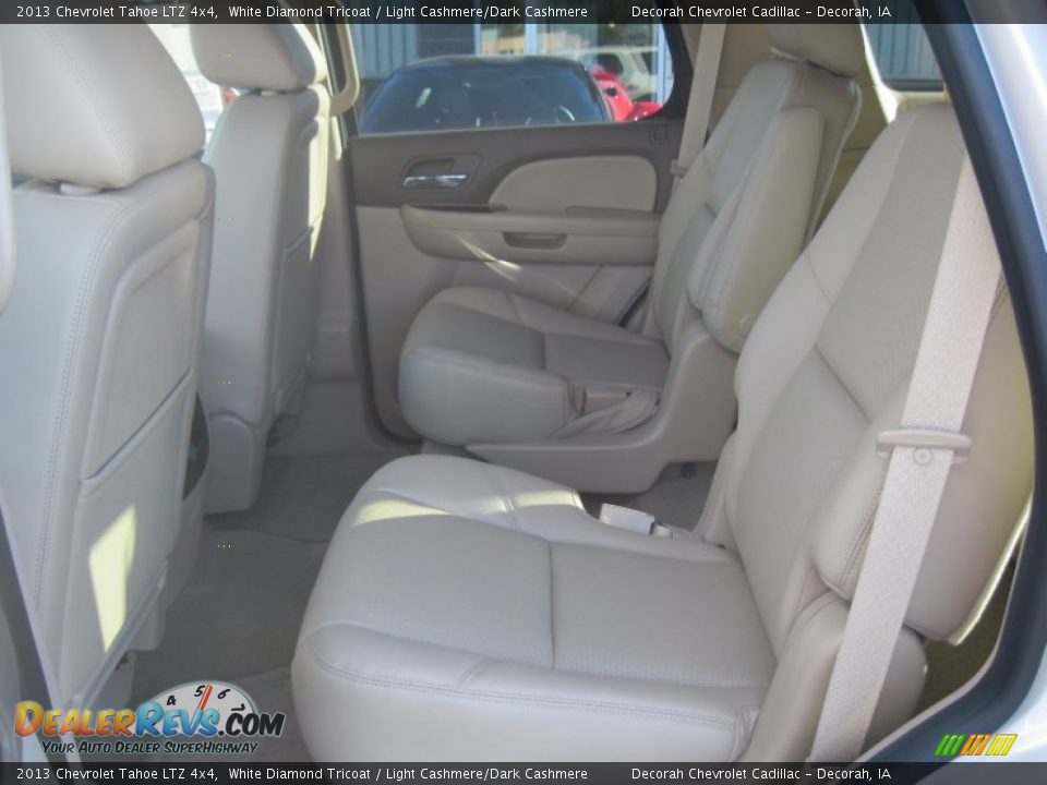 2013 Chevrolet Tahoe LTZ 4x4 White Diamond Tricoat / Light Cashmere/Dark Cashmere Photo #7