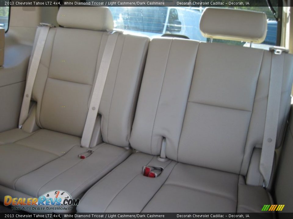 2013 Chevrolet Tahoe LTZ 4x4 White Diamond Tricoat / Light Cashmere/Dark Cashmere Photo #8