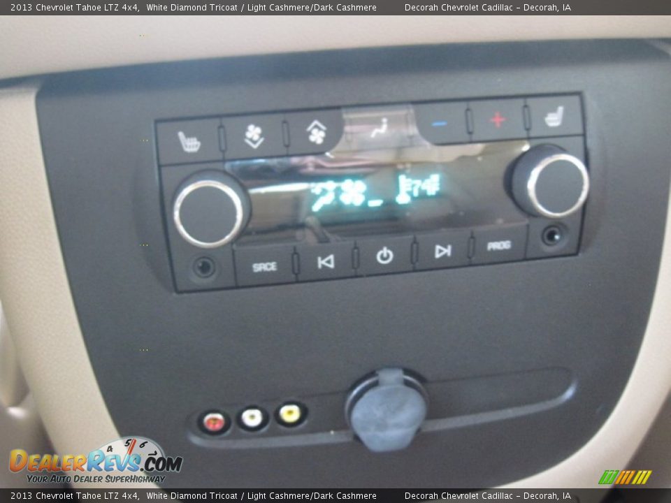 2013 Chevrolet Tahoe LTZ 4x4 White Diamond Tricoat / Light Cashmere/Dark Cashmere Photo #11