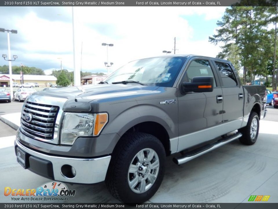 2010 Ford F150 XLT SuperCrew Sterling Grey Metallic / Medium Stone Photo #1