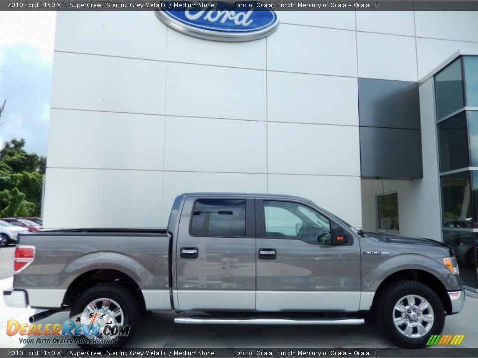 2010 Ford F150 XLT SuperCrew Sterling Grey Metallic / Medium Stone Photo #6