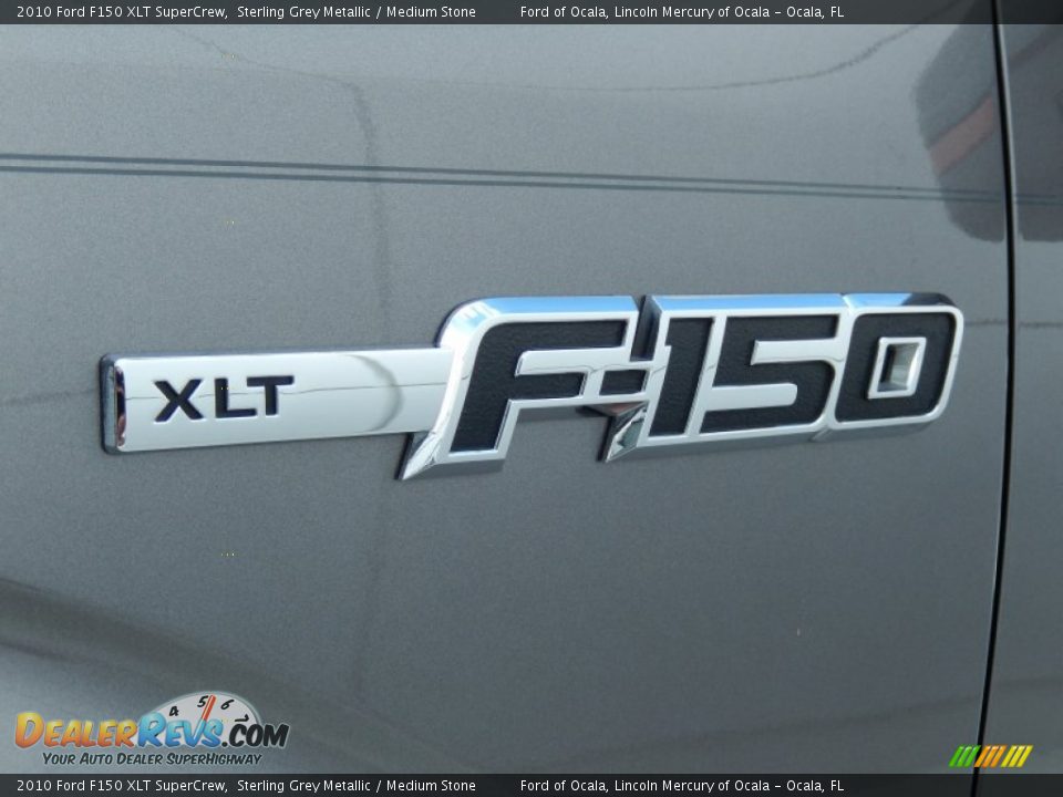 2010 Ford F150 XLT SuperCrew Sterling Grey Metallic / Medium Stone Photo #9