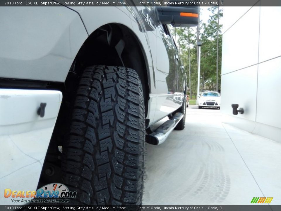 2010 Ford F150 XLT SuperCrew Sterling Grey Metallic / Medium Stone Photo #10