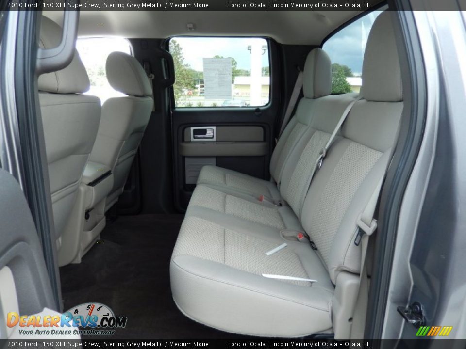 2010 Ford F150 XLT SuperCrew Sterling Grey Metallic / Medium Stone Photo #14