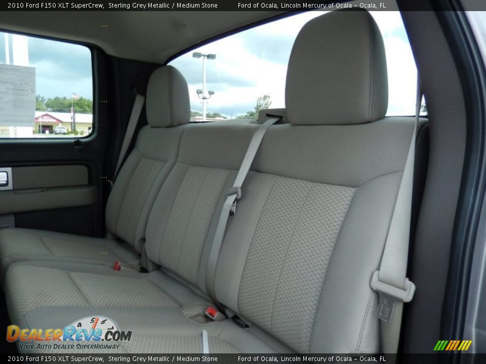 2010 Ford F150 XLT SuperCrew Sterling Grey Metallic / Medium Stone Photo #15
