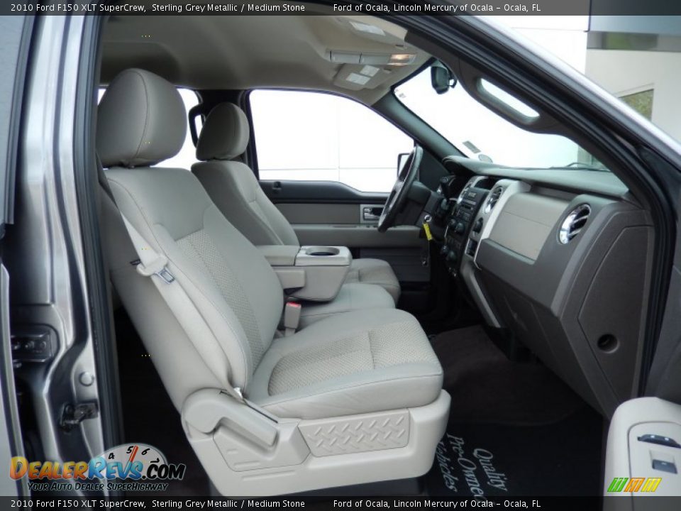 2010 Ford F150 XLT SuperCrew Sterling Grey Metallic / Medium Stone Photo #16