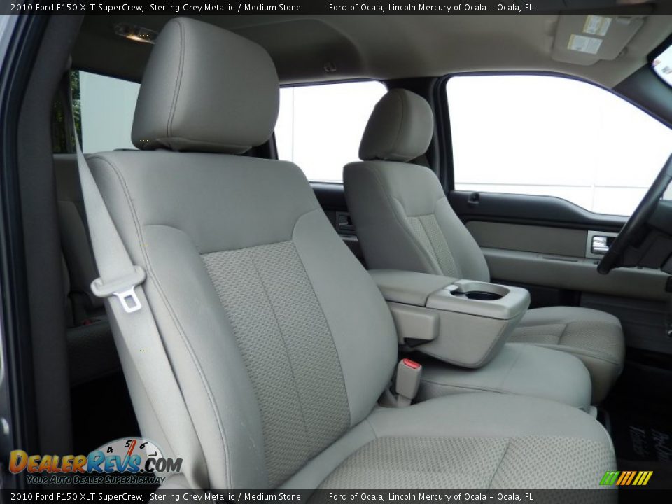2010 Ford F150 XLT SuperCrew Sterling Grey Metallic / Medium Stone Photo #17