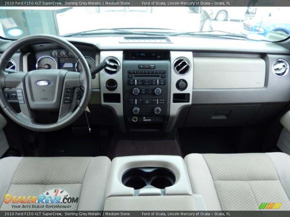 2010 Ford F150 XLT SuperCrew Sterling Grey Metallic / Medium Stone Photo #18