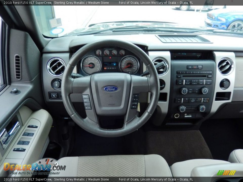 2010 Ford F150 XLT SuperCrew Sterling Grey Metallic / Medium Stone Photo #19