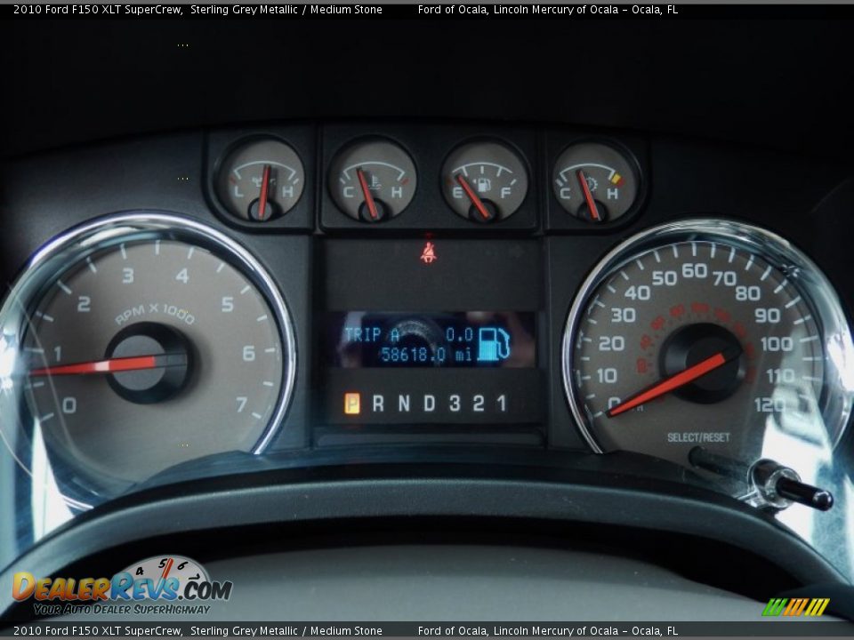 2010 Ford F150 XLT SuperCrew Sterling Grey Metallic / Medium Stone Photo #20