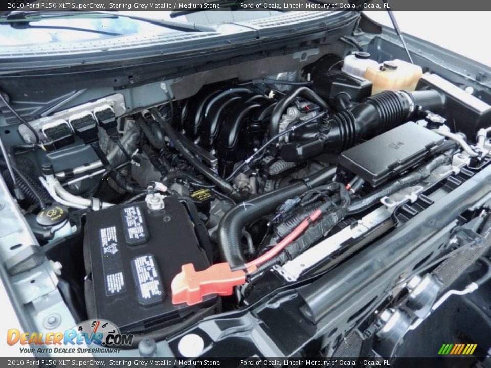 2010 Ford F150 XLT SuperCrew Sterling Grey Metallic / Medium Stone Photo #24