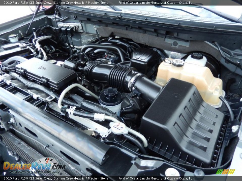 2010 Ford F150 XLT SuperCrew Sterling Grey Metallic / Medium Stone Photo #25
