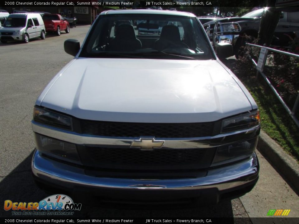 2008 Chevrolet Colorado Regular Cab Summit White / Medium Pewter Photo #12