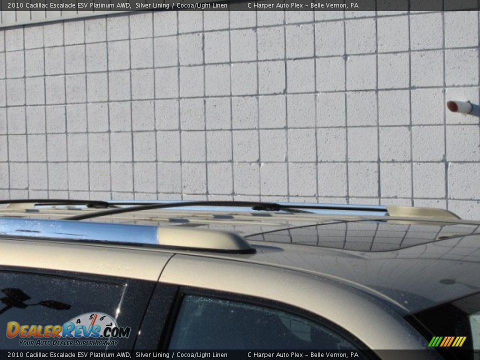 2010 Cadillac Escalade ESV Platinum AWD Silver Lining / Cocoa/Light Linen Photo #4